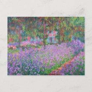 Artist's Garden at Giverny by Claude Monet Postcard