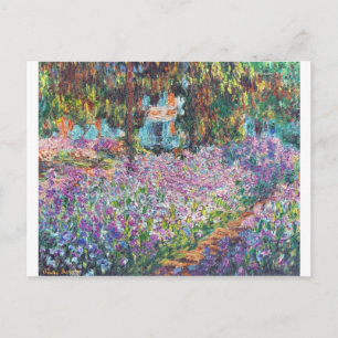 Artist's Garden Giverny Postcard