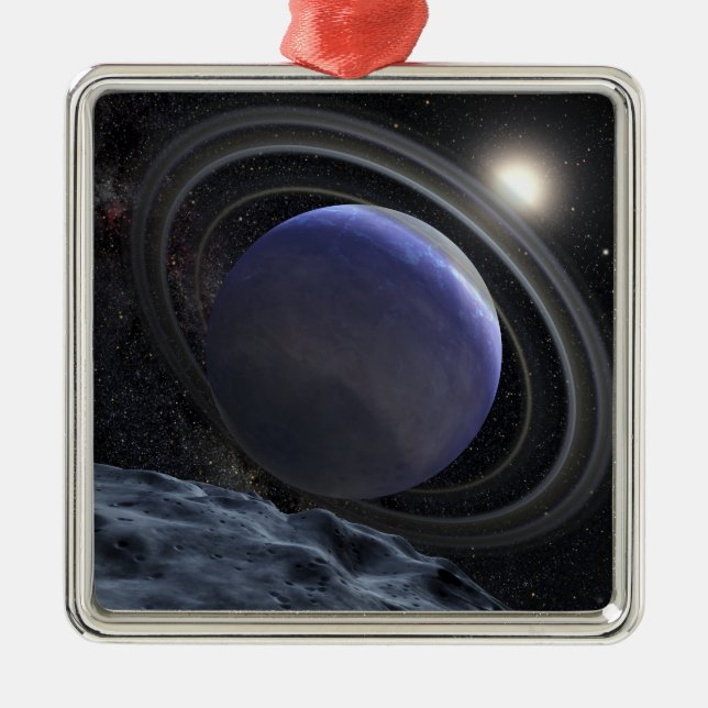 Artist's illustration metal tree decoration (Front)