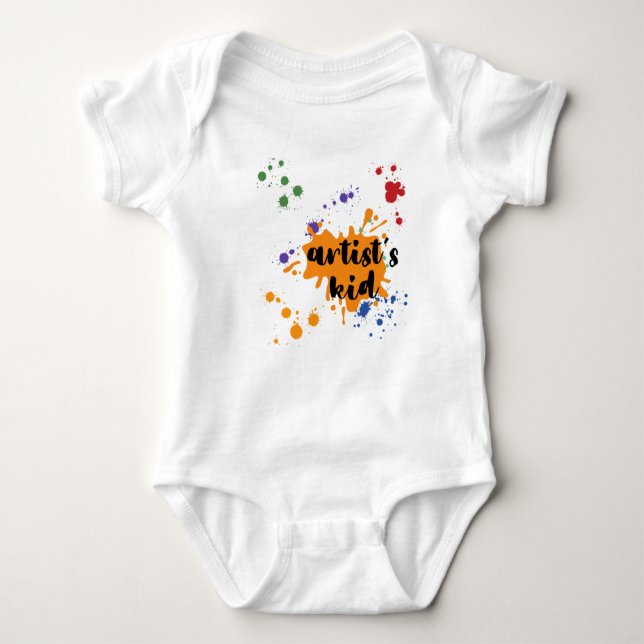 Artist's Kid Baby Bodysuit (Front)