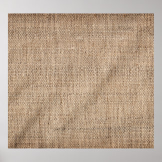 Artist's linen canvas: coarse texture poster