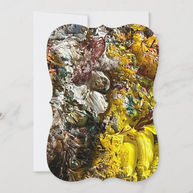 Artist's palette #1 card (Front)