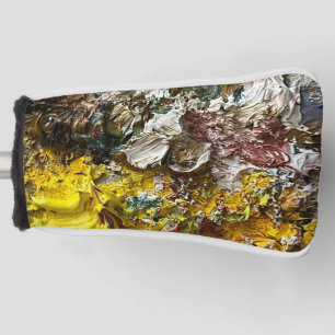 Artist's palette #1 golf head cover