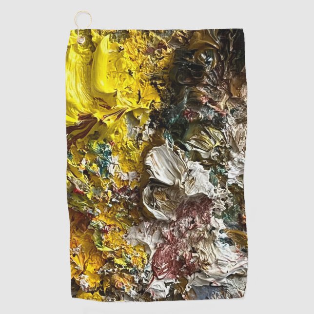 Artist's palette #1 golf towel (Front)