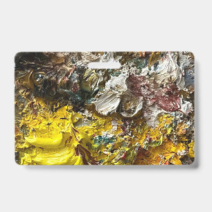 Artist's palette #1 ID badge