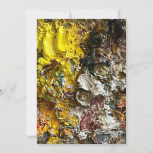 Artist's palette #1 invitation