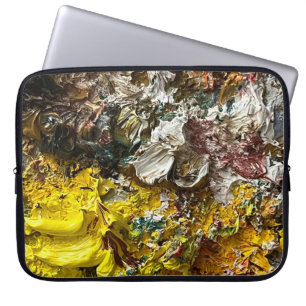 Artist's palette #1 laptop sleeve