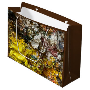 Artist's palette #1 large gift bag