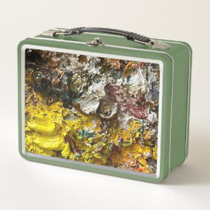Artist's palette #1 metal lunch box