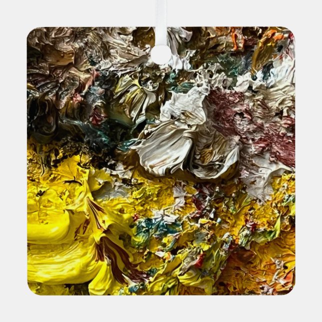 Artist's palette #1 metal tree decoration (Front)