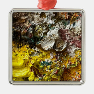 Artist's palette #1 metal tree decoration