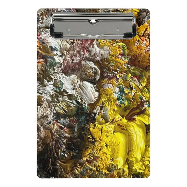 Artist's palette #1 mini clipboard (Front)