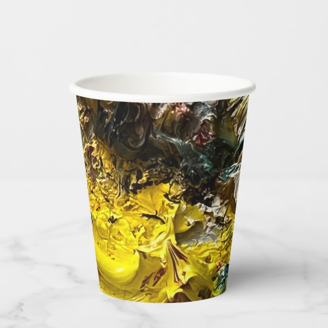 Artist's palette #1 paper cups (Front)