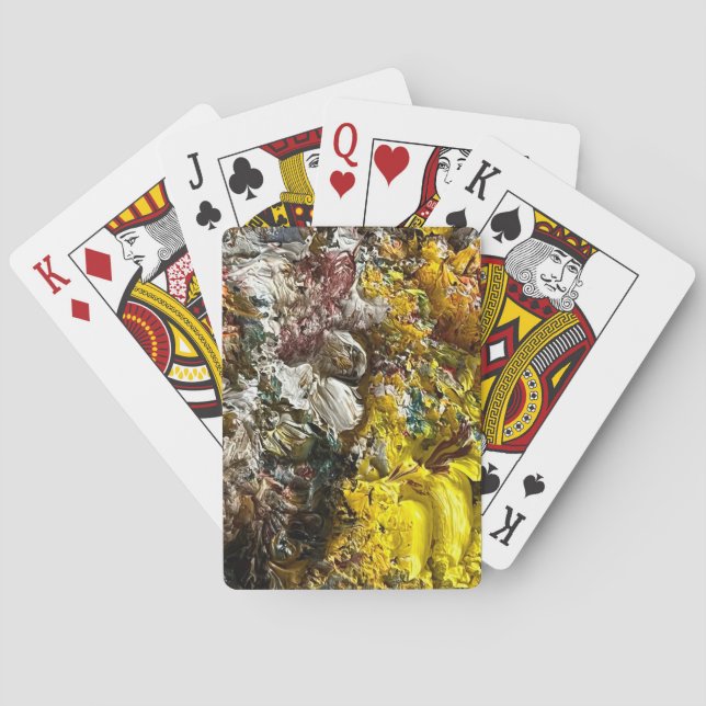 Artist's palette #1 playing cards (Back)