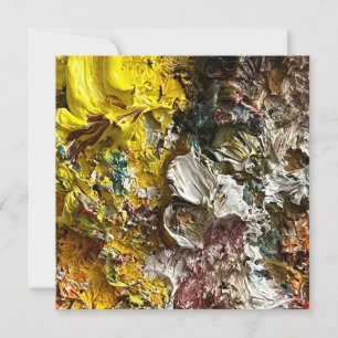 Artist's palette #1 save the date
