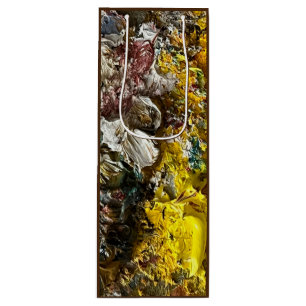 Artist's palette #1 wine gift bag
