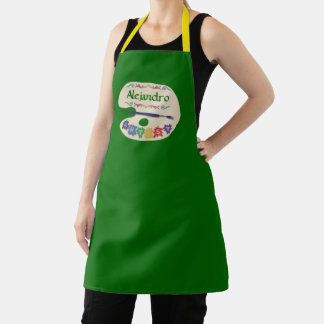 Artists Palette Painting Smock Apron