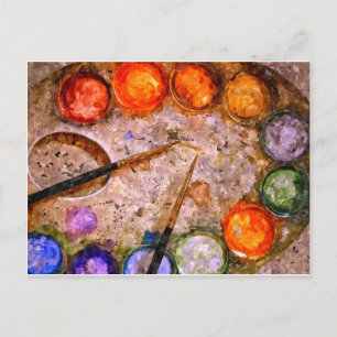 Artists Palette Postcard