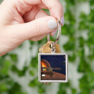 Artist's Rendition Of The Insight Lander. Key Ring