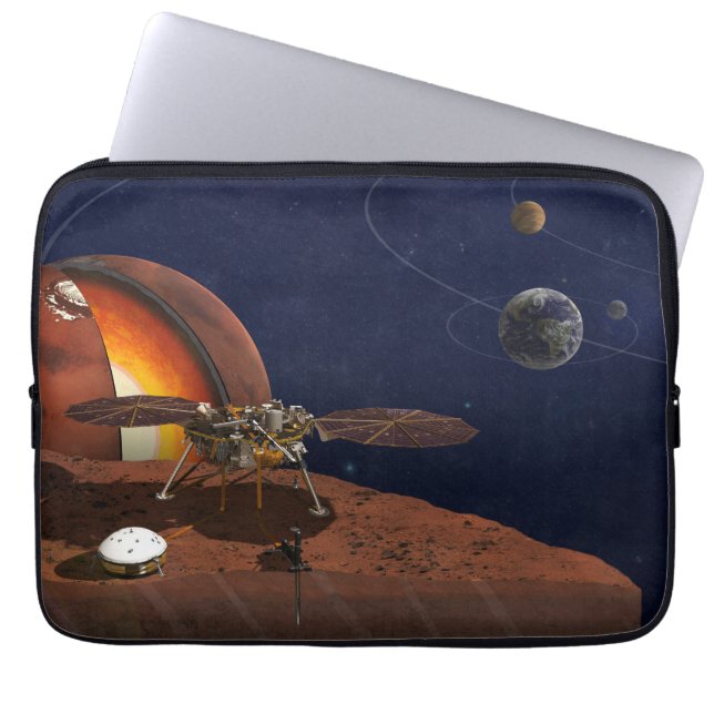 Artist's Rendition Of The Insight Lander. Laptop Sleeve (Front)