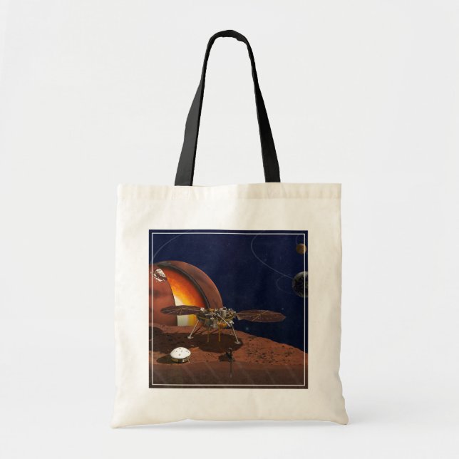 Artist's Rendition Of The Insight Lander. Tote Bag (Front)