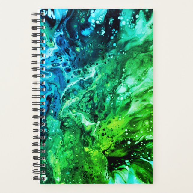 Artist's schedule, abstract pattern. planner (Front)