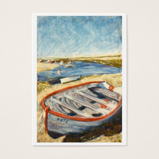 Artists Trading Card, Open Edition, Norfolk Dinghy (Front)