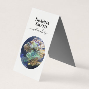 ARTISTS UNIQUE Tent Fold Folded Business Card