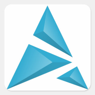 Artix logo square sticker transparent background