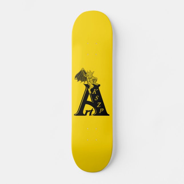 ArtKSZP Logo mit Kleine Golem Skateboard (Front)