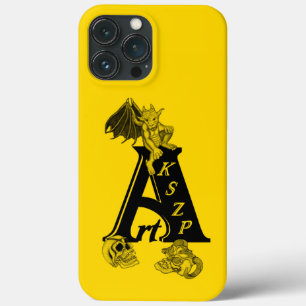 ArtKSZP Logo with Golem and Skull iPhone 13 Pro Max Case