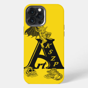 ArtKSZP Logo with Golem and Skull iPhone 13 Pro Max Case