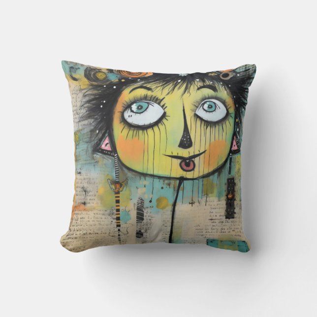 ArtLady 11 Charming and distressed Cushion (Front)