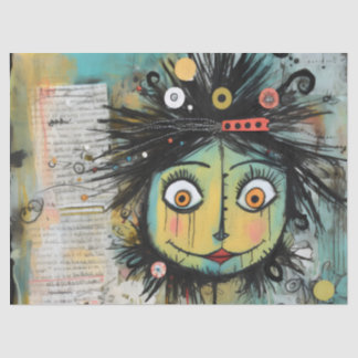 ArtLady 16 Charming and distressed Tissue Paper