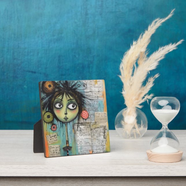 ArtLady 20 Charming and distressed Plaque (Insitu)