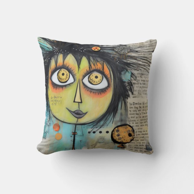 ArtLady 3 Charming and distressed Cushion (Front)