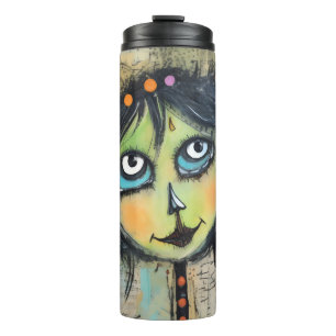 ArtLady 5 Charming and distressed Thermal Tumbler