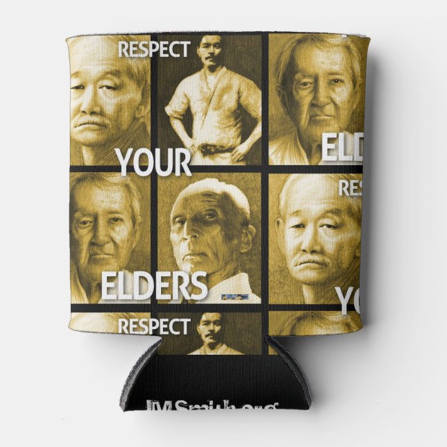 #ArtOfTheDojo 'Respect Your Elders' Can Cooler (Front)