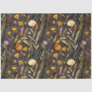 Arts and crafts Scottish thistle and wild flowers Tissue Paper