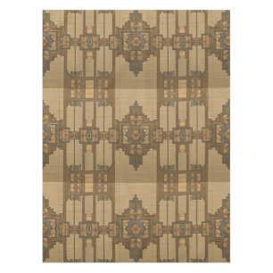 Arts & Crafts Craftsman and Mission Style floral  Tablecloth