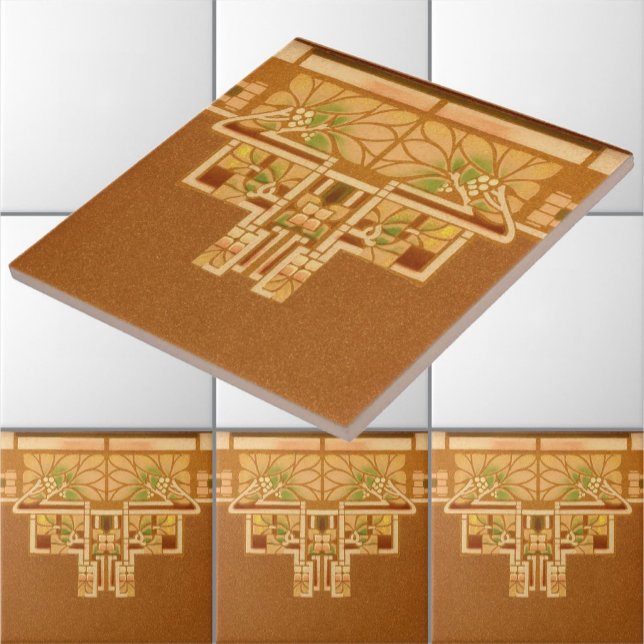 Arts & Crafts, Craftsman or Mission Style Foliage Tile (Creator Uploaded)