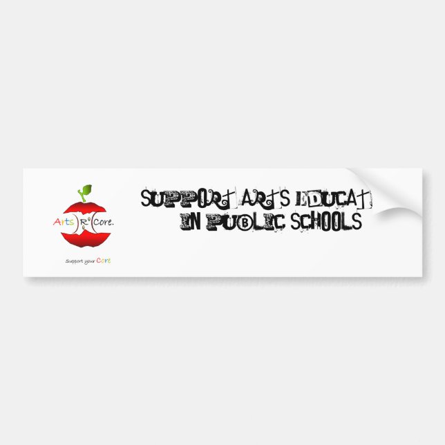 Arts R Core Bumper Sticker (Front)