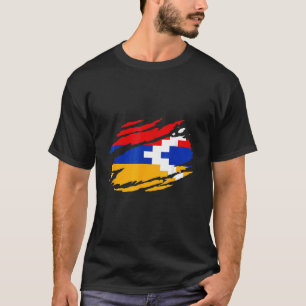 Artsakh Flag Proud Artsakh Support Artsakh Strong  T-Shirt