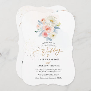 ArtsApp H2 Dusty Blue Blush Pink Botanical Invitation