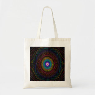 Artskop kaleidoscope pattern tote bag