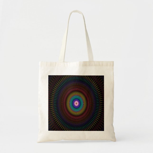 Artskop kaleidoscope pattern tote bag (Front)