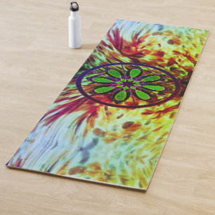 Artsy abstract yoga mat