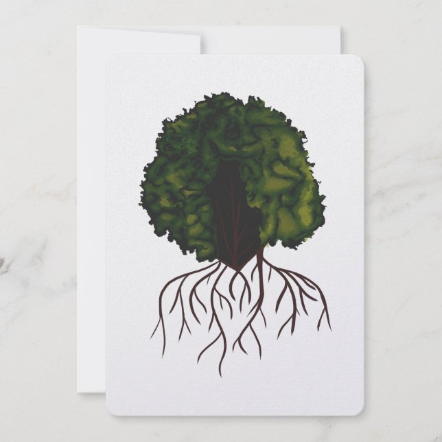 Artsy Afro Roots Collage of Cultural Identity Holiday Card (Front)