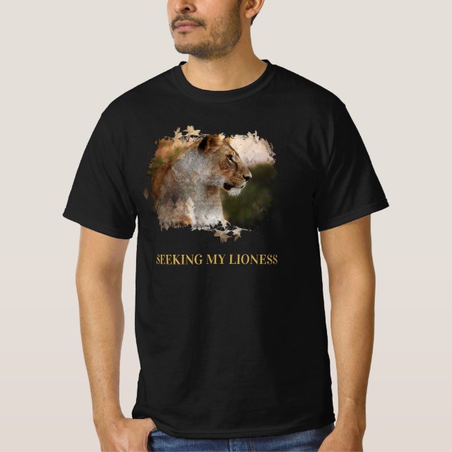 *~* Artsy AP23 Artistic Painting LIONESS T-Shirt (Front)