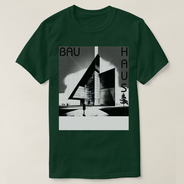 Artsy Architecture 04 BW T-Shirt (Design Front)